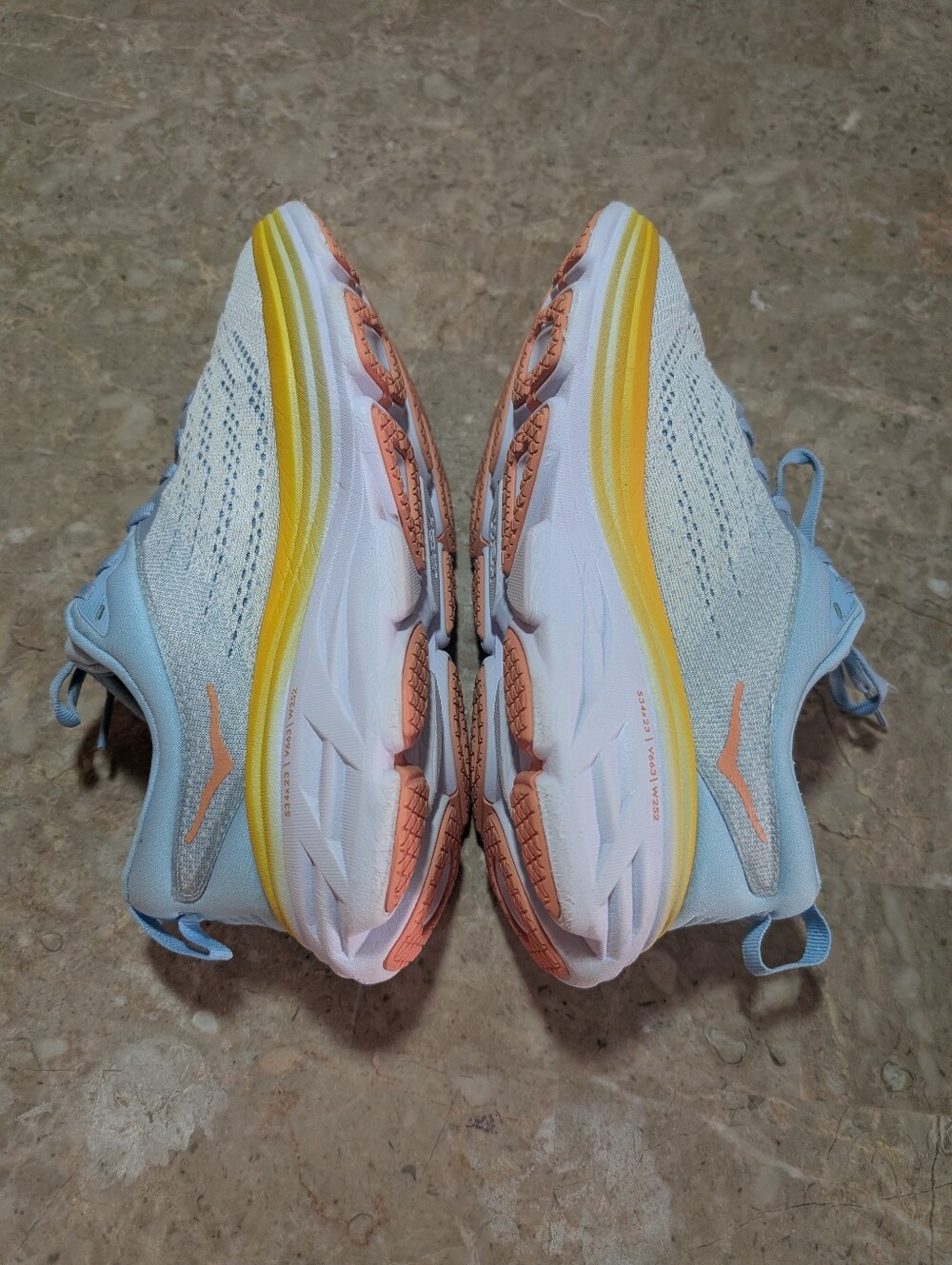 Hoka One One Bombi 8 Running Cushioned Shoes Summer Song Women's Size 7.5B - Picture 8 of 11